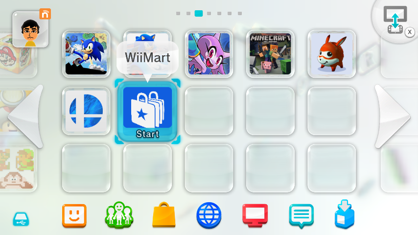 Forwarder icon in the Wii U Menu