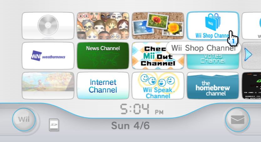 Wii Menu